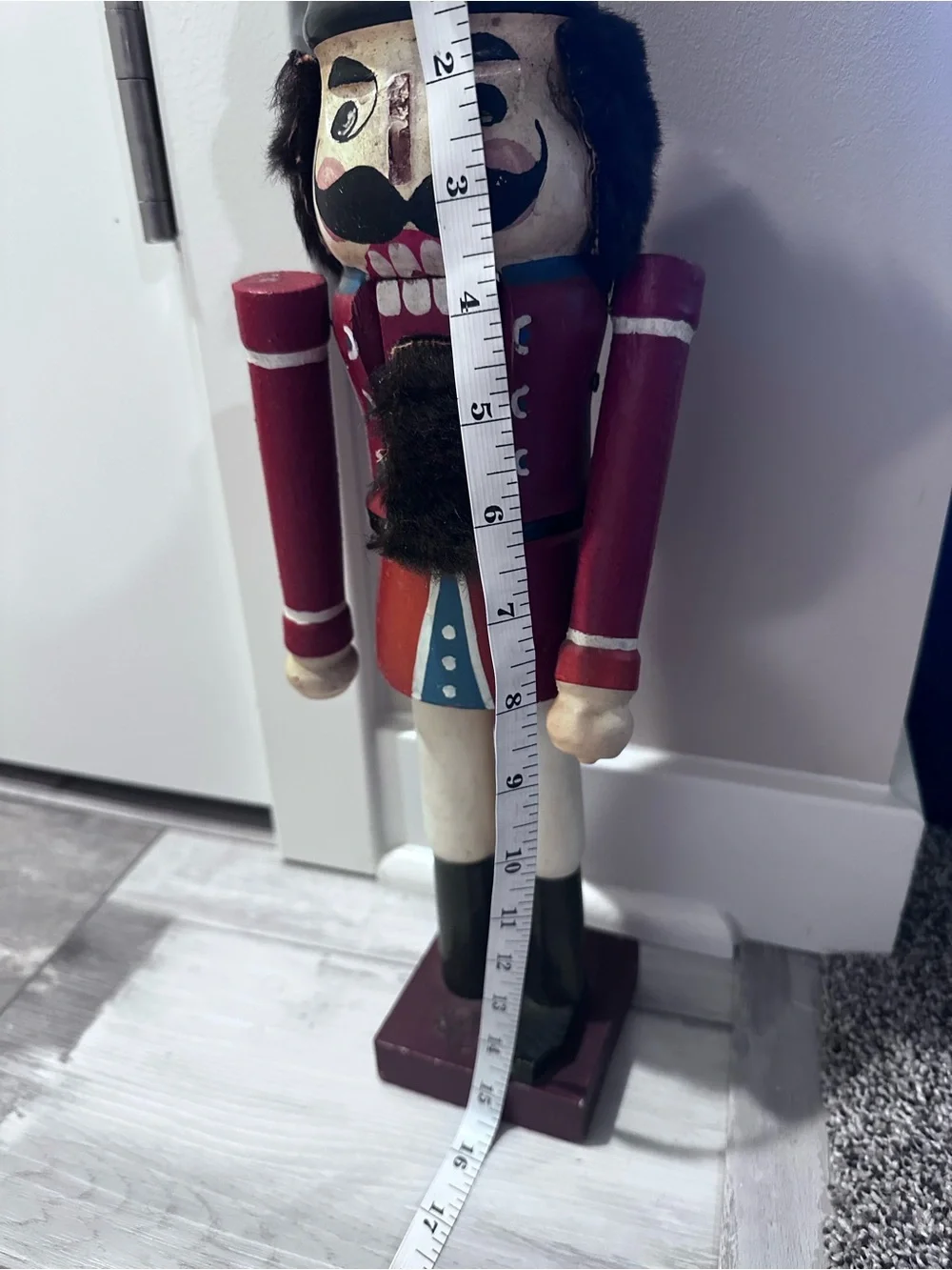 Classic Red Wooden Nutcracker Soldier,15 inches
